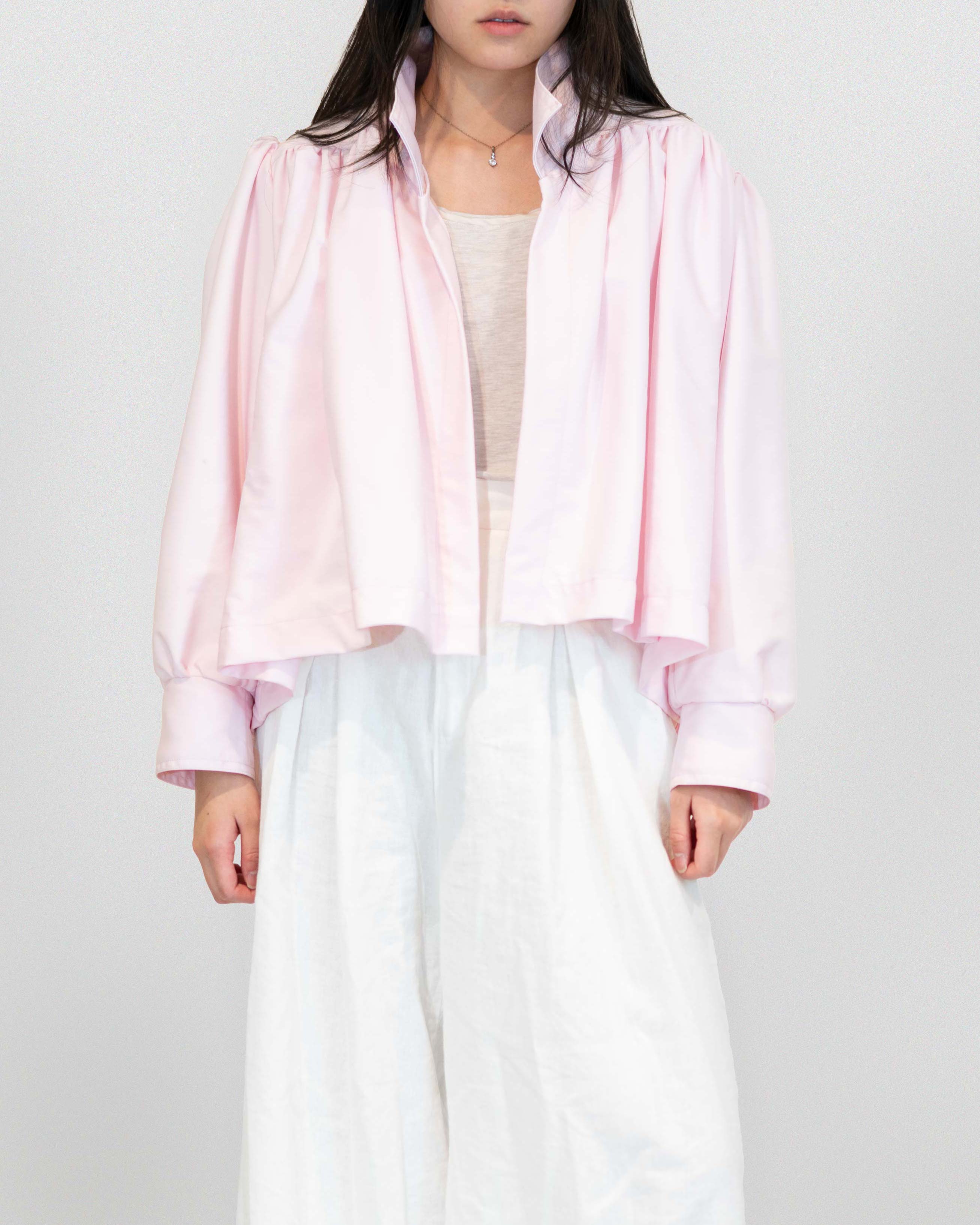 Cotton Silk Short Jacket